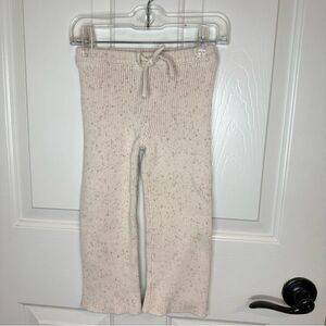 Jamie Kay Pastel Fleck Creme Pink Morgan Knit Pant Sz 3Y Prairie Cottage Preppy